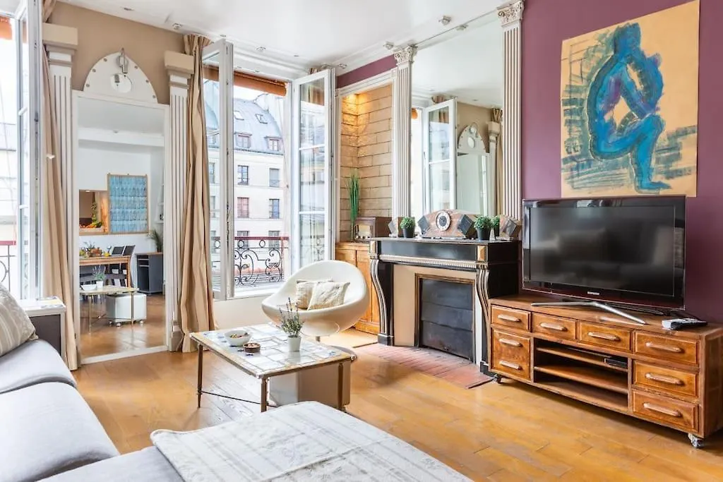 De 3 P, Baroque Et Vues Sur Toits Du Marais Apartamento