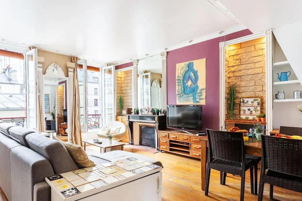 De 3 P, Baroque Et Vues Sur Toits Du Marais Apartment *